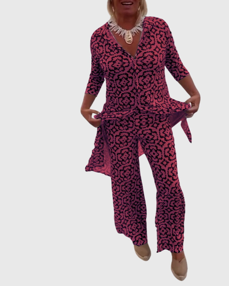 Clara | Elegant Vintage Two-Piece Set