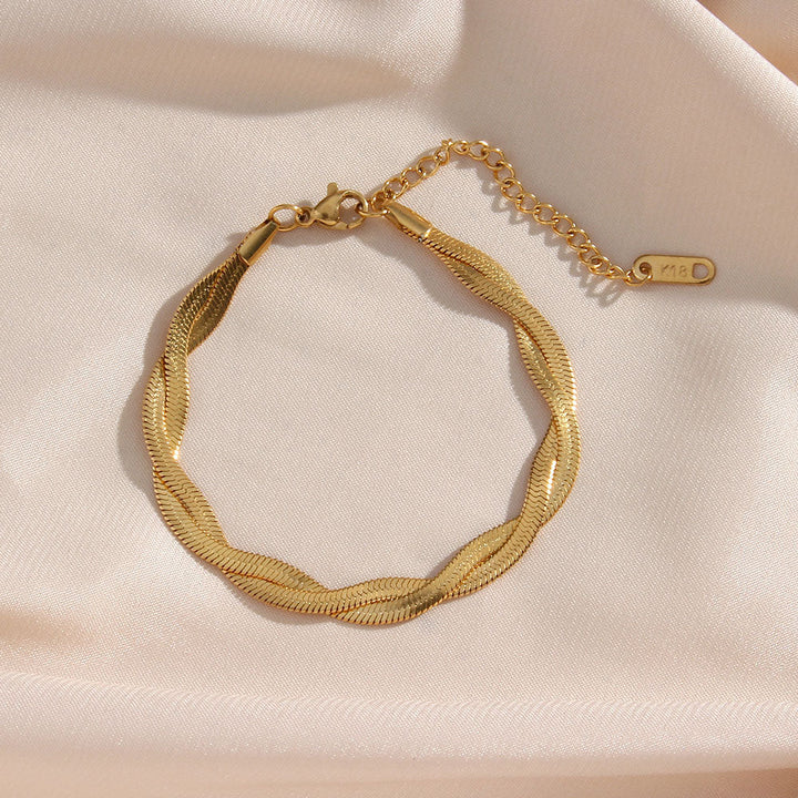 Clara | Twisted Bracelet 18K Gold