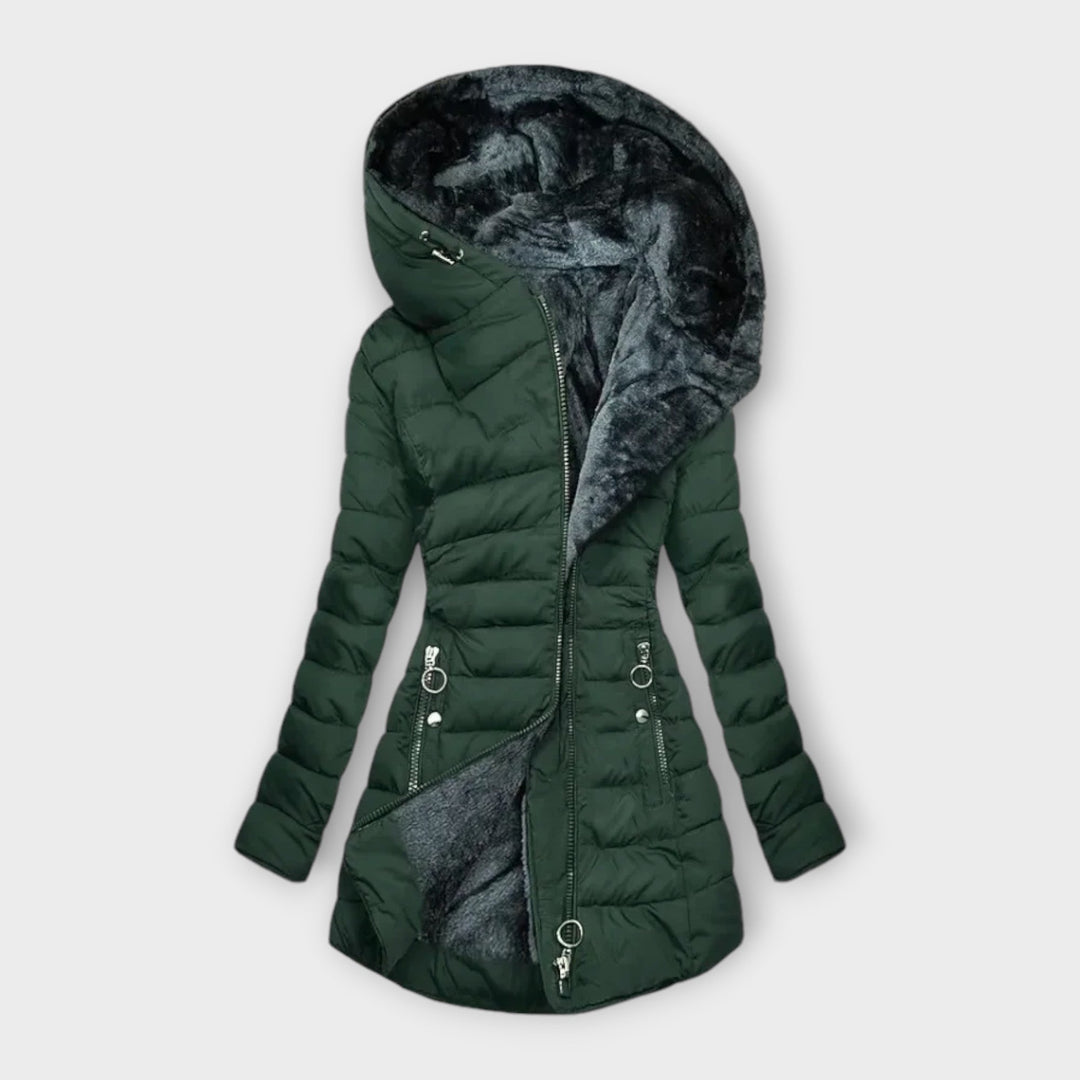 Beatrice - Warm Winter Coat With Fleece Lining