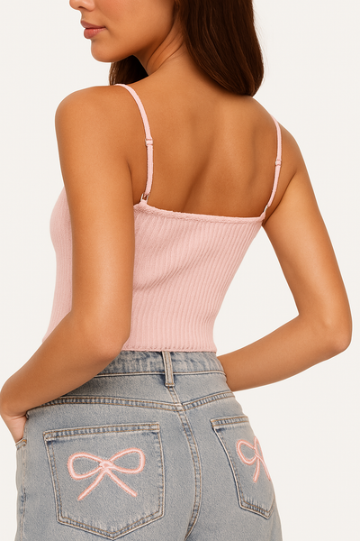 Elisa | Relaxed Bow Jeans