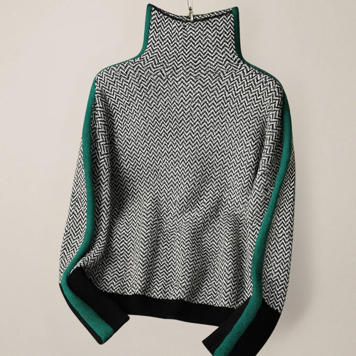 Martina | Pullover with High Collar