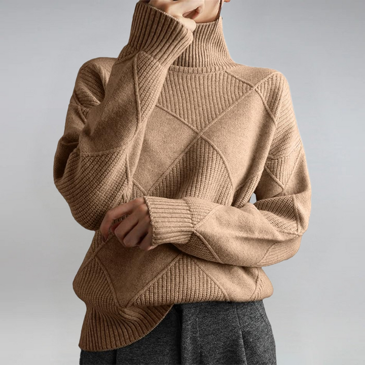 Clara | Luxe Cashmere Turtleneck Sweater