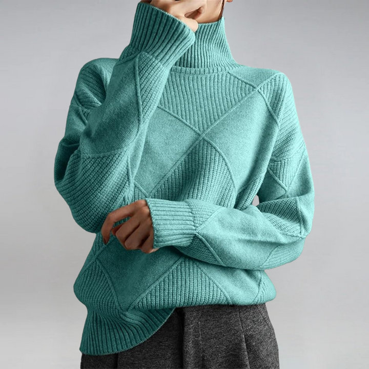 Clara | Luxe Cashmere Turtleneck Sweater