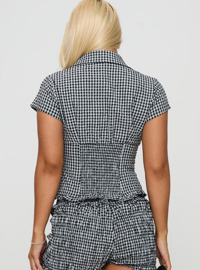 Lisa | Gingham Blouse