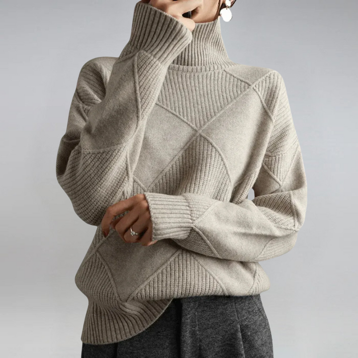 Clara | Luxe Cashmere Turtleneck Sweater