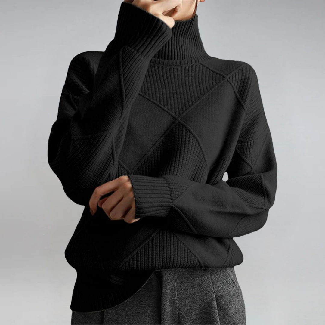 Gique | Luxe Cashmere Turtleneck Sweater
