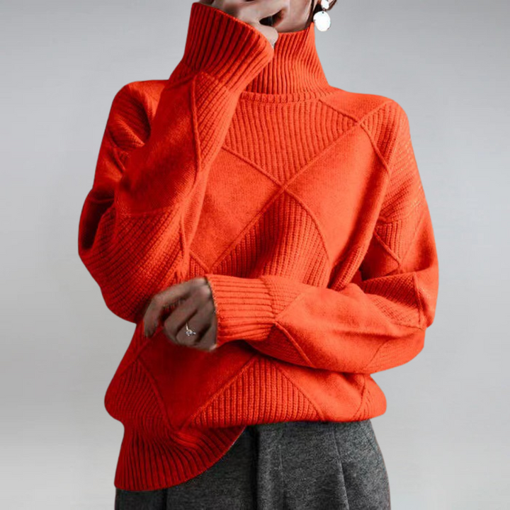 Clara | Luxe Cashmere Turtleneck Sweater
