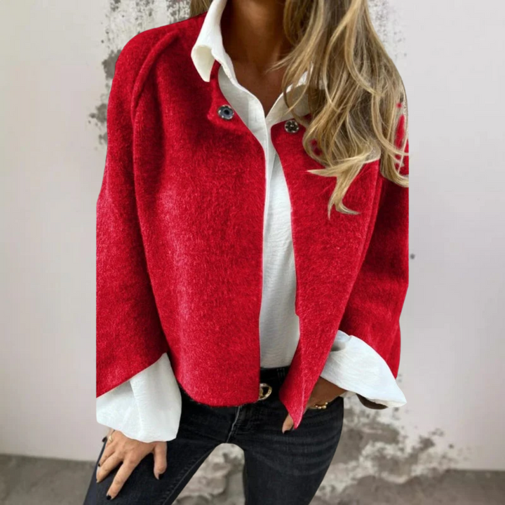 Elise™ | Short jacket with chic flared sleeves