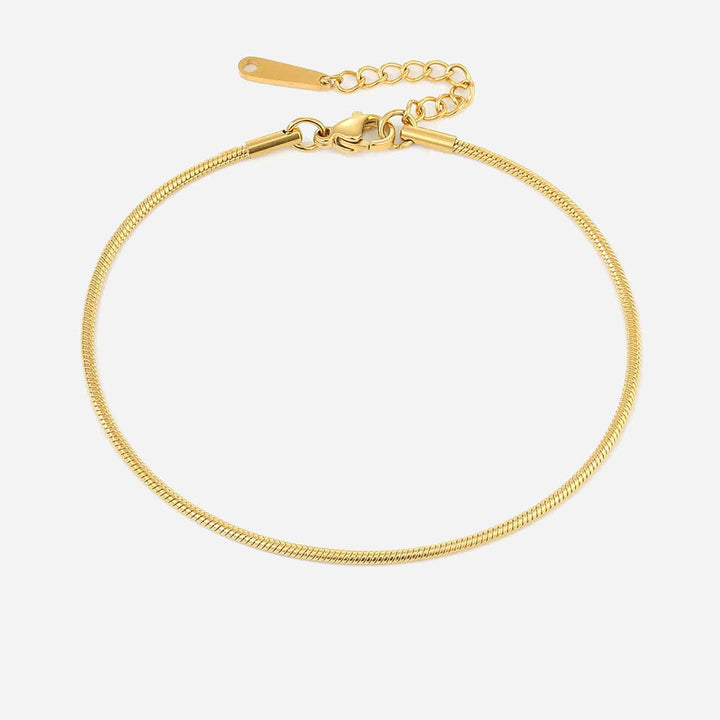 Clara | Pink Anklet 18K Gold