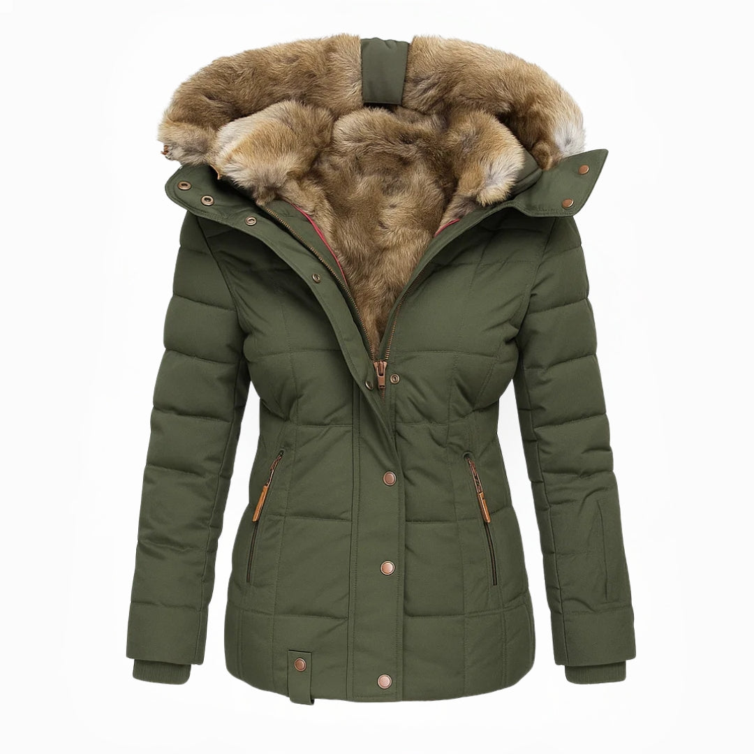 Valenne™ | Warm fur-lined winter coat