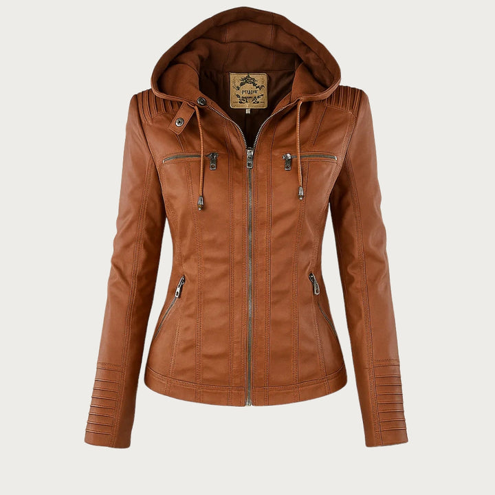 Monika | Robust and Elegant Leather Jacket