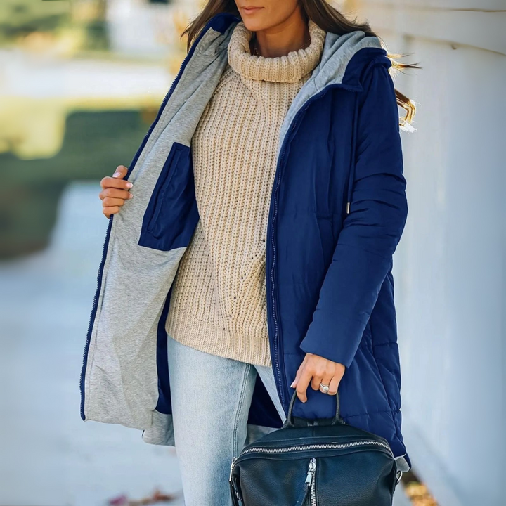 Yila - Casual Hooded Puffer Down Jacket