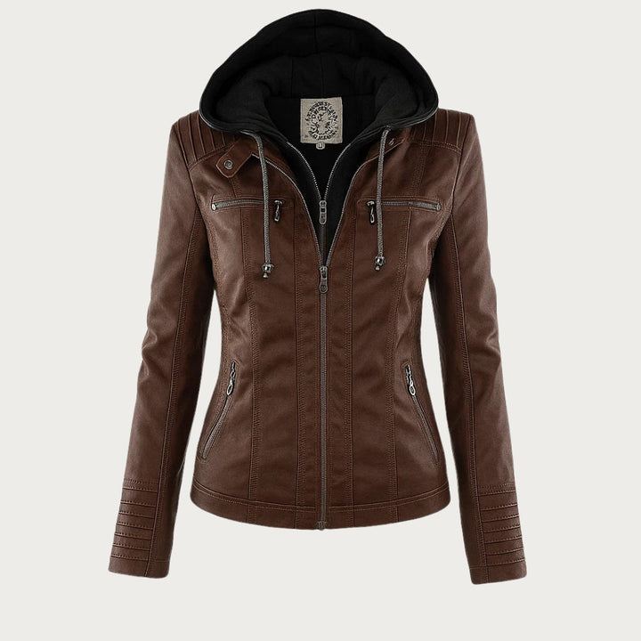 Monika | Robust and Elegant Leather Jacket