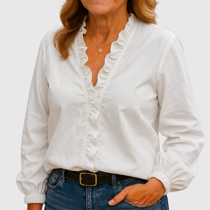 Charley | Elegant Ruffled Blouse