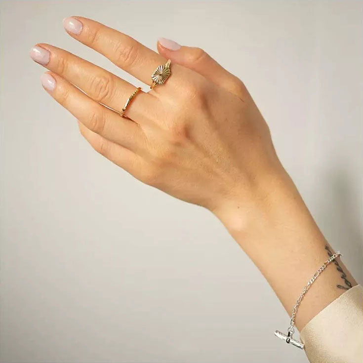 Clara | Sunray Ring 18K Gold