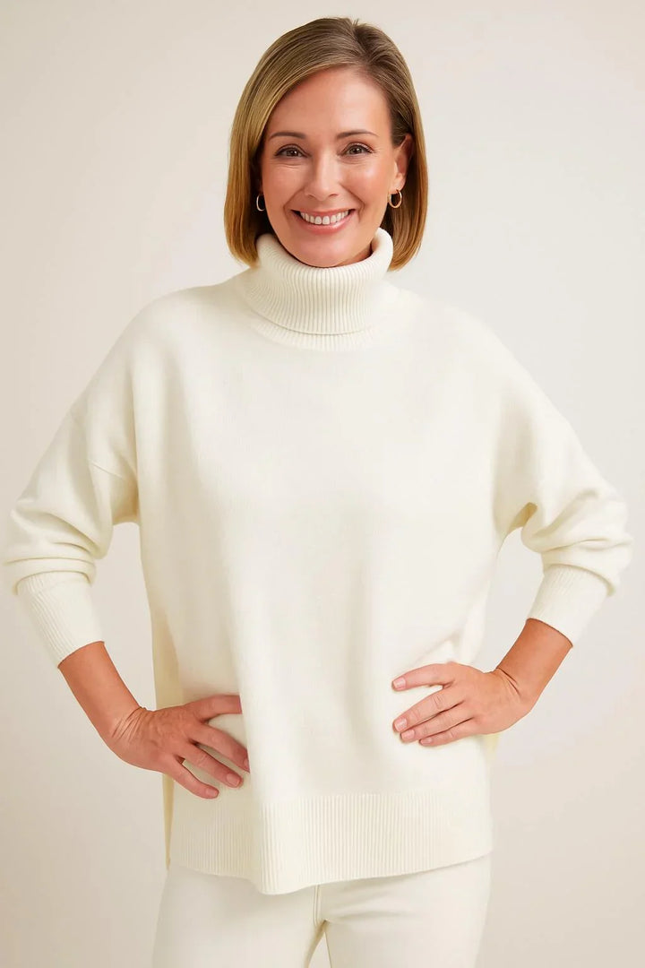 Cittra – Oversized Ribbed Turtleneck Sweater