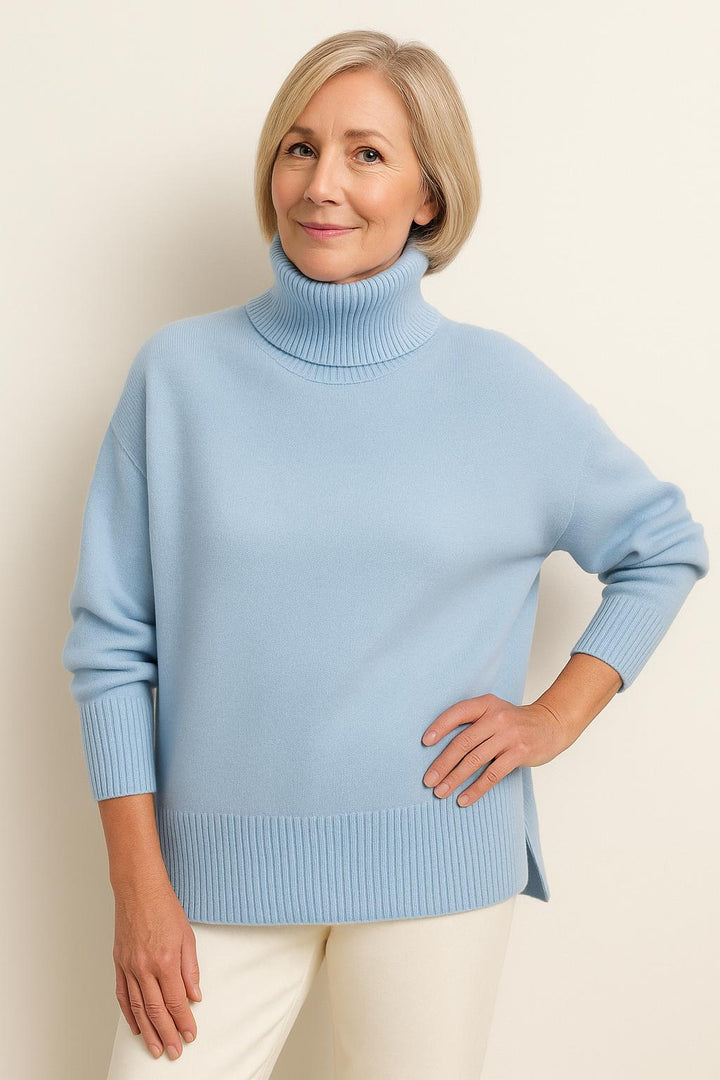 Cittra – Oversized Ribbed Turtleneck Sweater