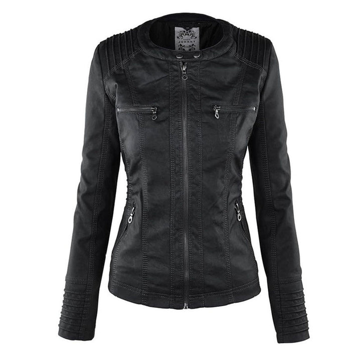 Monika | Robust and Elegant Leather Jacket