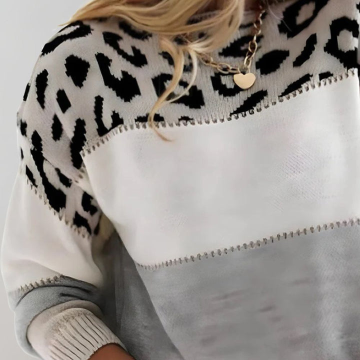 Pascalina | Leopard Print Casual Sweater