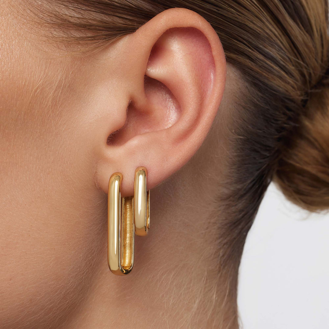 Clara | Icon Hoops 18K Gold