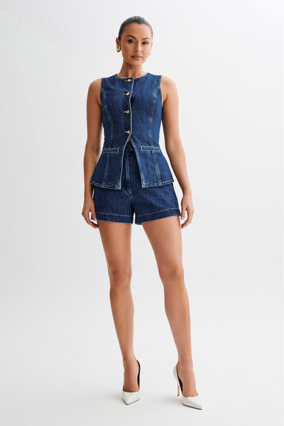 Isabeau | Denim Two-Piece Set