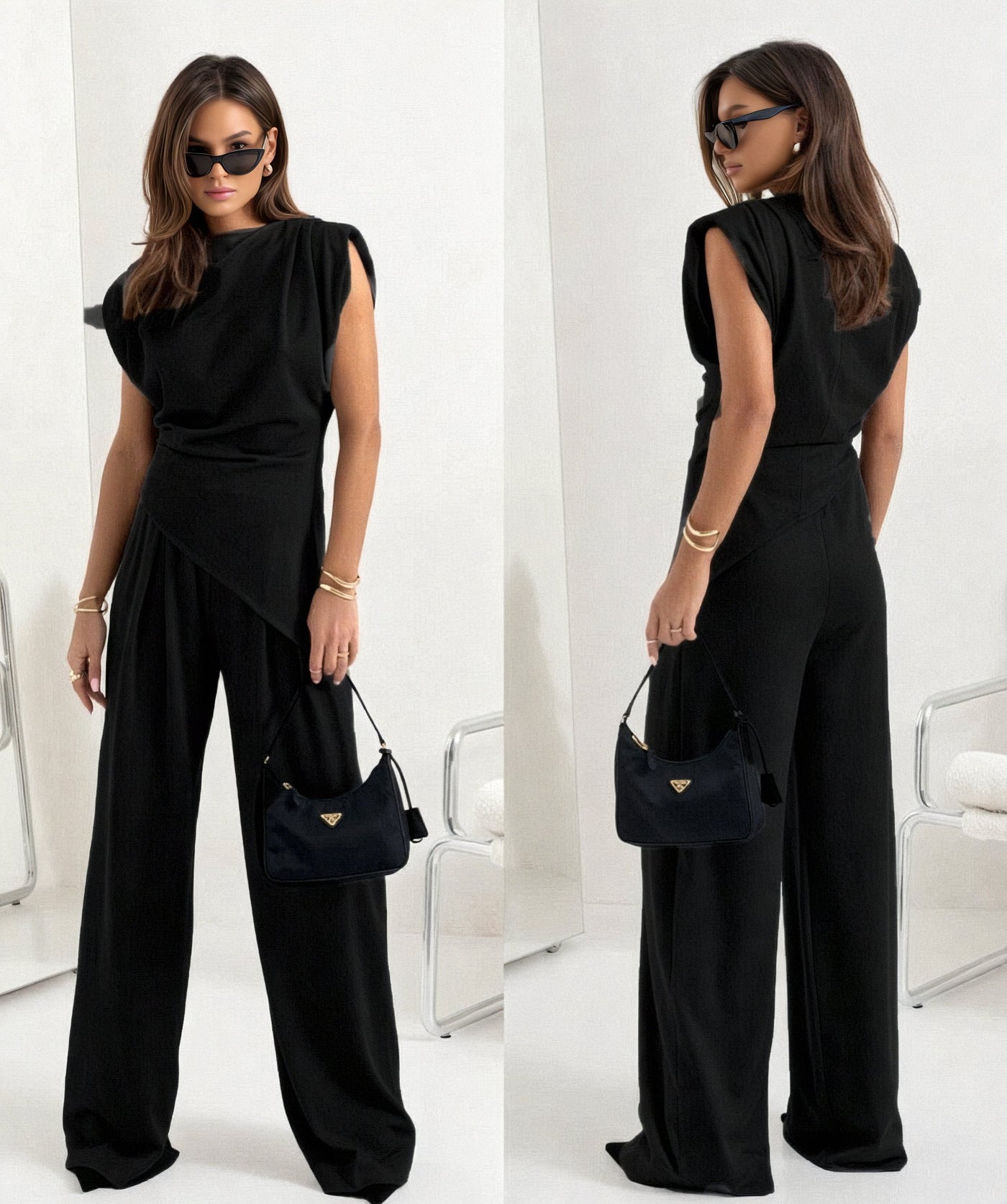 Aveline | Sleeveless Two-Piece Set