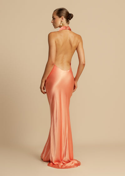 Amara | Satin Maxi Dress