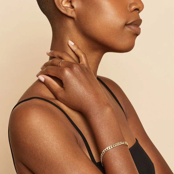 Clara | Cuban Armband 18k Gold