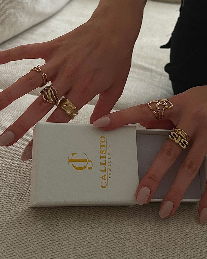 Clara | Big Ring 18K Gold