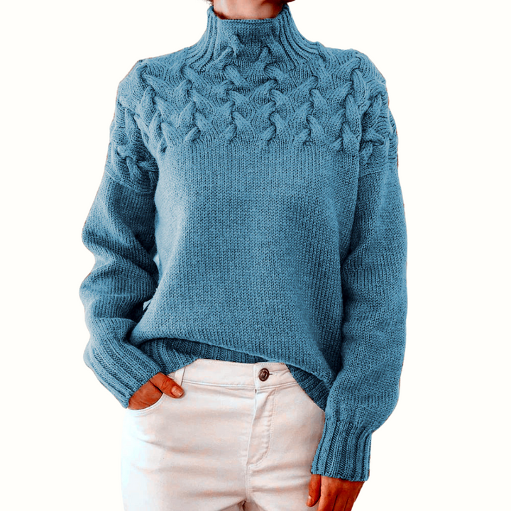 Karen – Warm Knitted Turtleneck