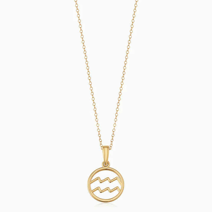 Clara | Zodiac Sign Necklace 18k Gold