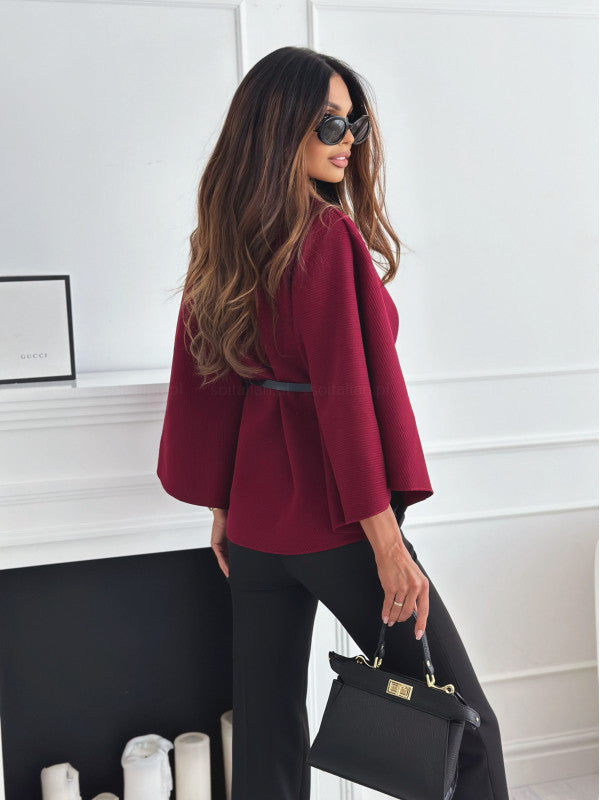 Maria | Cape Belt Coat