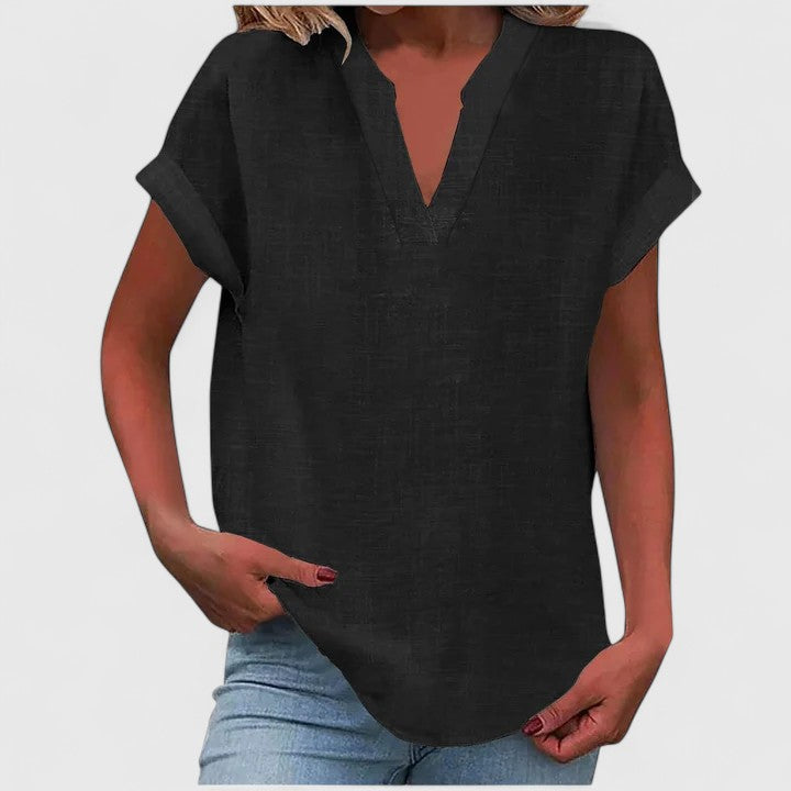 Clara | Comfortable V-Neck Blouse