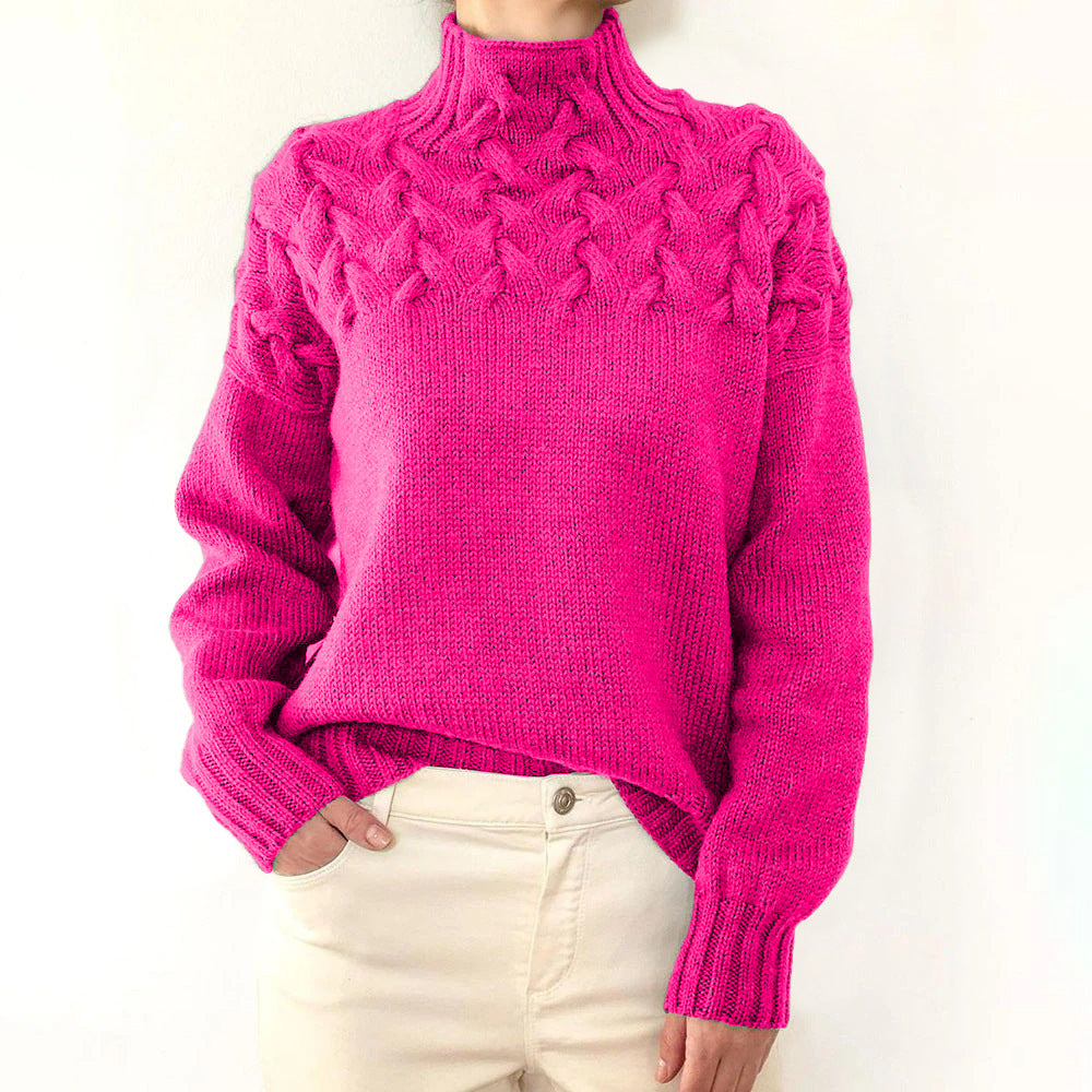 Karen – Warm Knitted Turtleneck