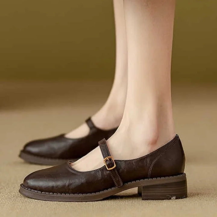 Clara | Classic Comfort Mary Janes Made of Leather