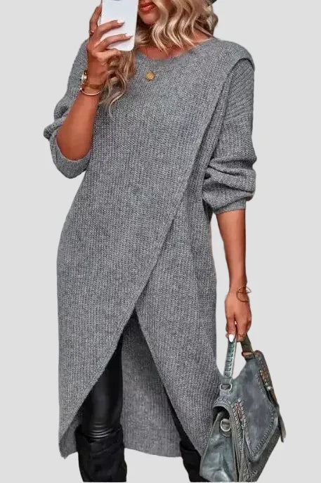 Aurelia – SoftTouch Wrap Sweater Dress