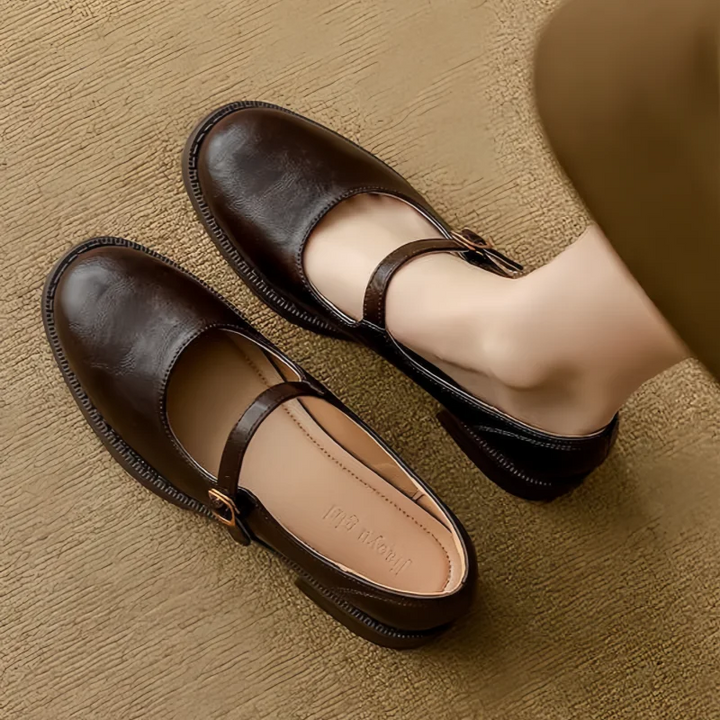 Clara | Classic Comfort Mary Janes Made of Leather