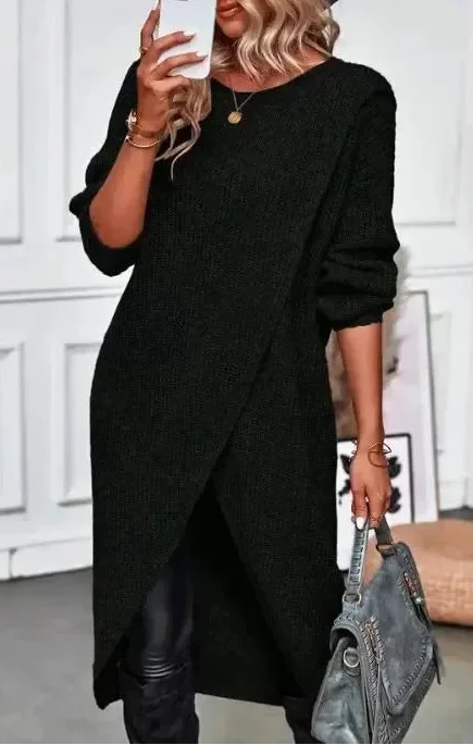 Aurelia – SoftTouch Wrap Sweater Dress