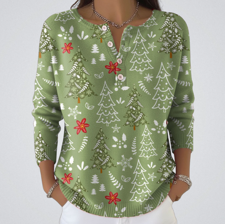 Nocchi - Christmas Sweater With Buttons