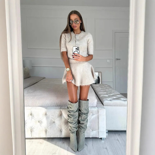 Isabella | Mohair Two Piece Set