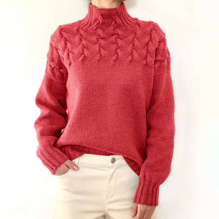 Karen – Warm Knitted Turtleneck