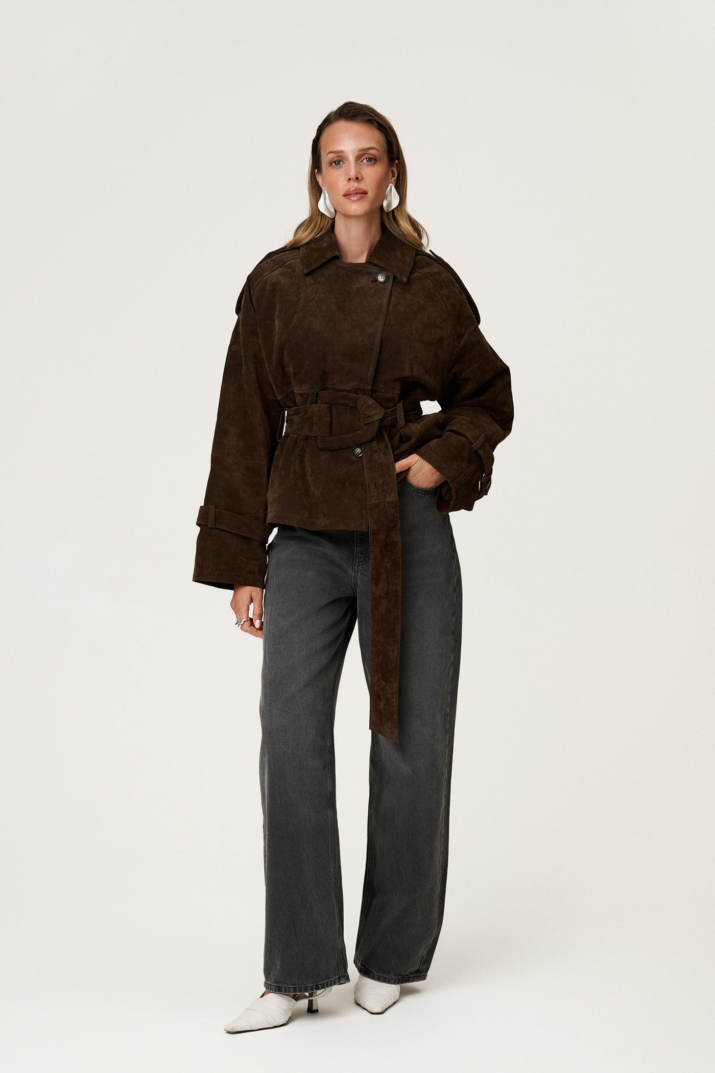 Caza | Cropped Trench Coat