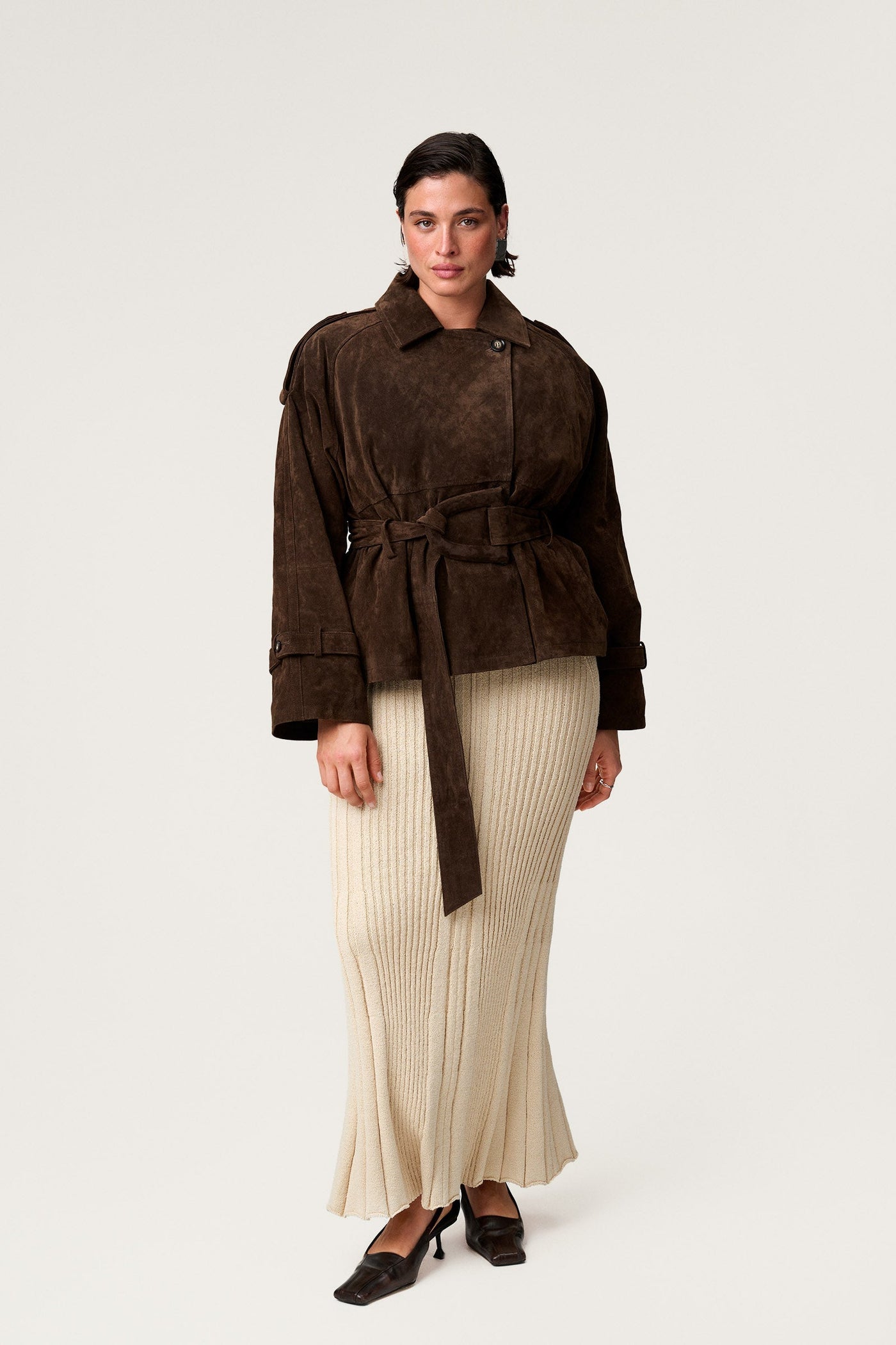 Caza | Cropped Trench Coat