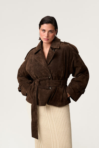 Caza | Cropped Trench Coat