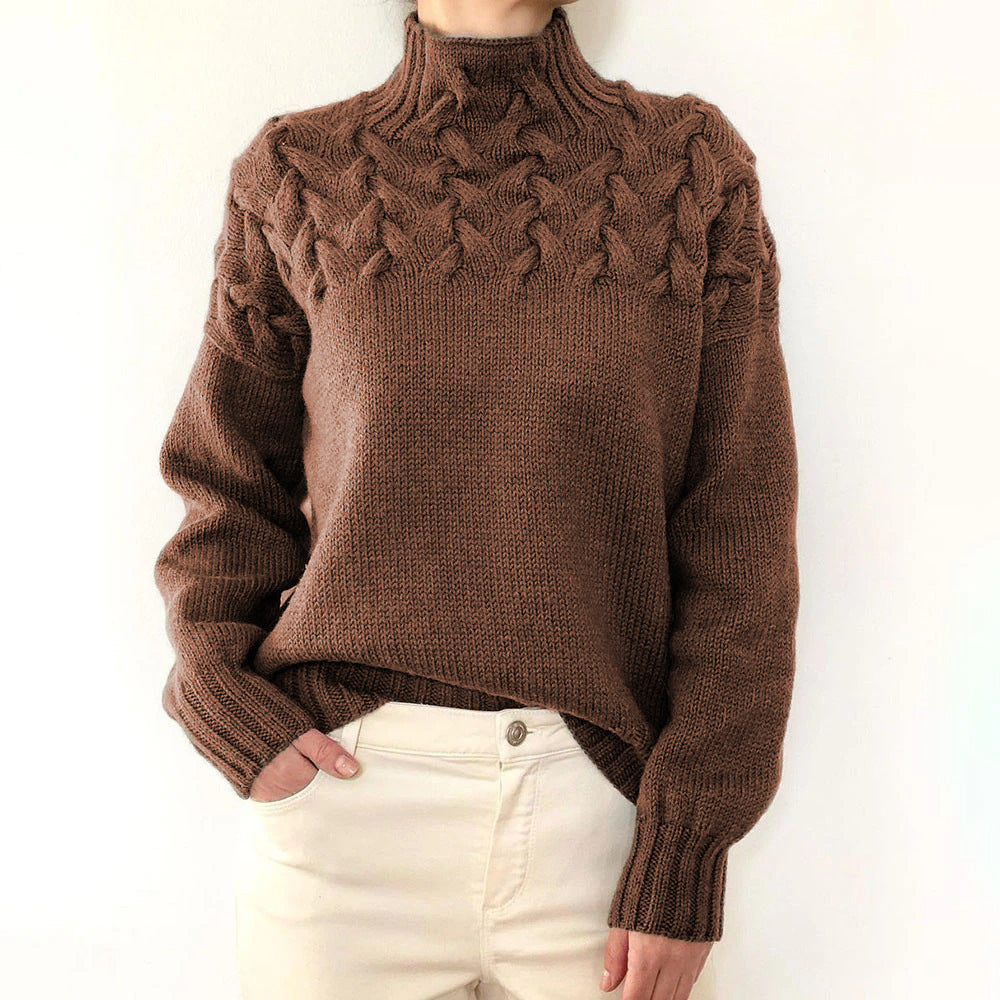 Karen – Warm Knitted Turtleneck