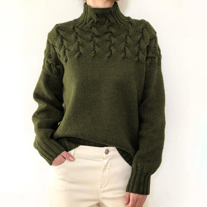 Karen – Warm Knitted Turtleneck