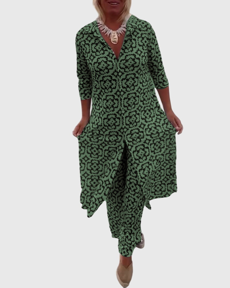 Clara | Elegant Vintage Two-Piece Set