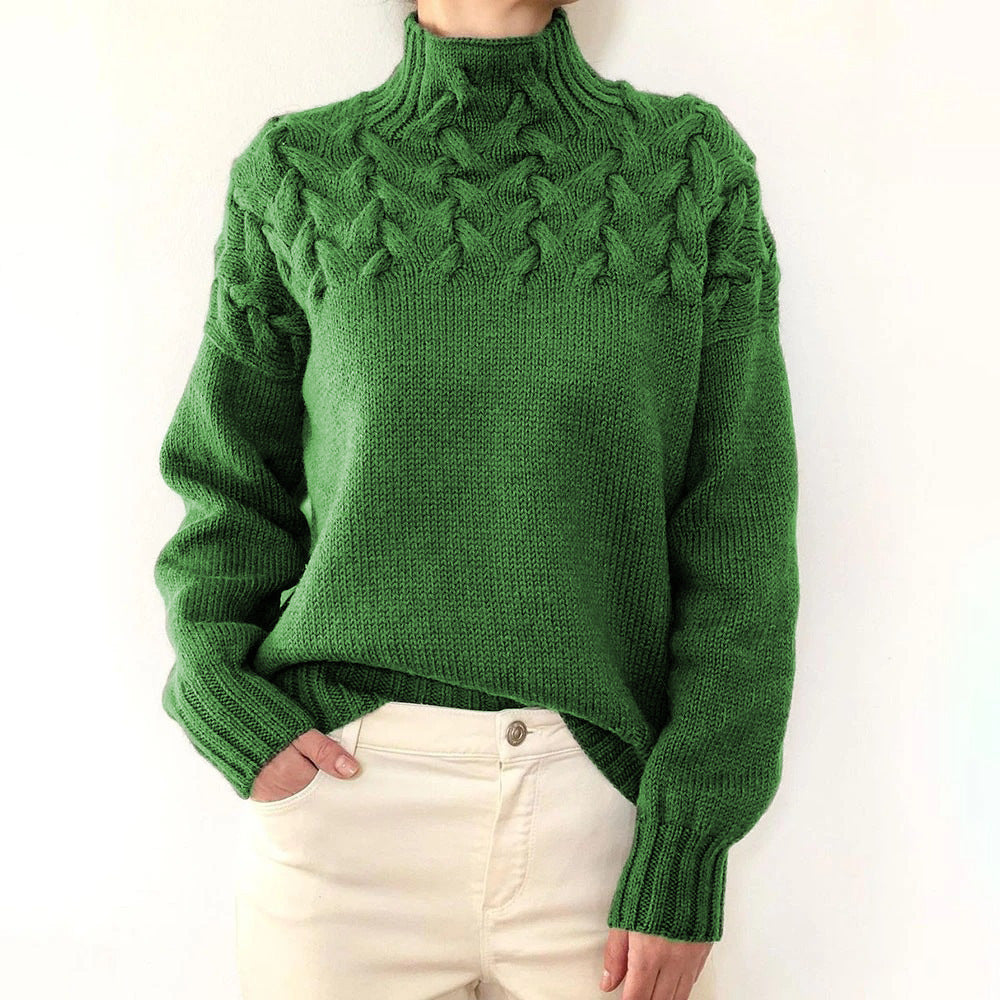 Karen – Warm Knitted Turtleneck