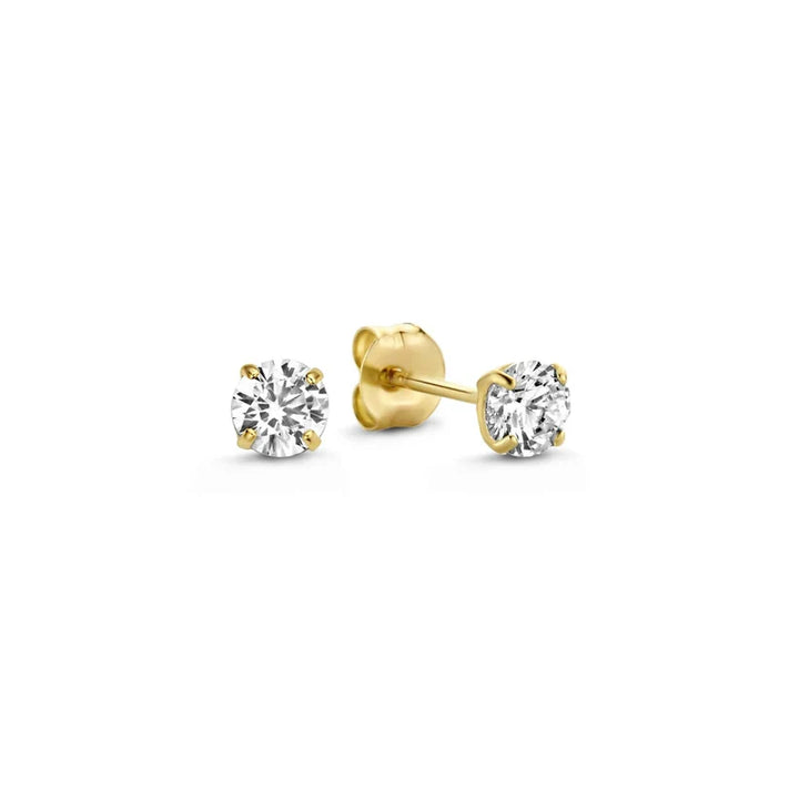 Clara | Diamond Pendant Earrings 18k Gold
