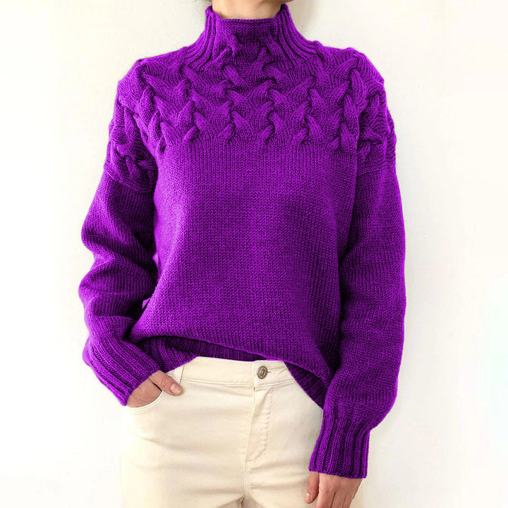 Karen – Warm Knitted Turtleneck